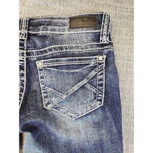 Daytrip Lynx Skinny Jeans Womens 26 L Blue Medium Wash Denim Zip